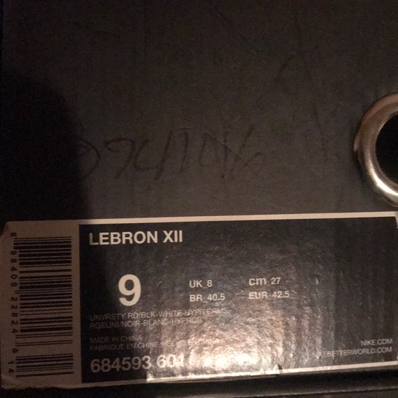 Lebron 12 heart of the lions - Picture 3 of 3